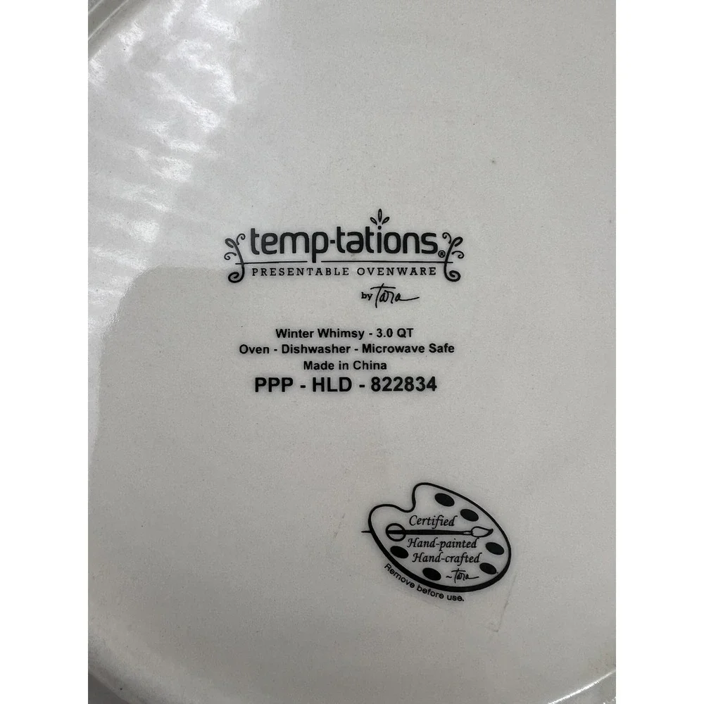 Temp-tations Winter Whimsy Nesting Mixing Bowl Set Holiday Snowman Santa Penguin